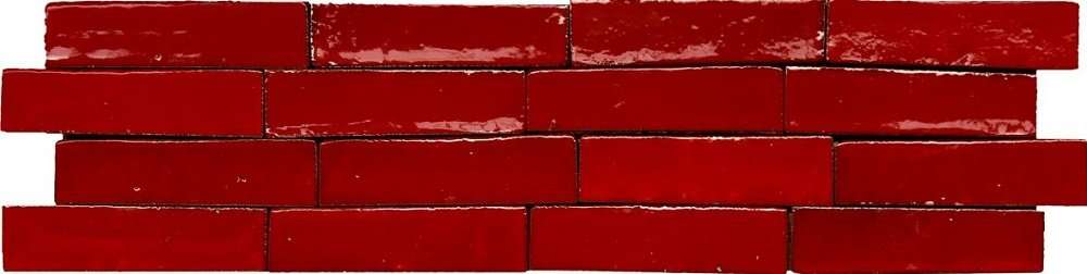 Керамическая плитка Eco Ceramica Metallica Line Selenium, цвет красный, поверхность глянцевая, прямоугольник, 50x200