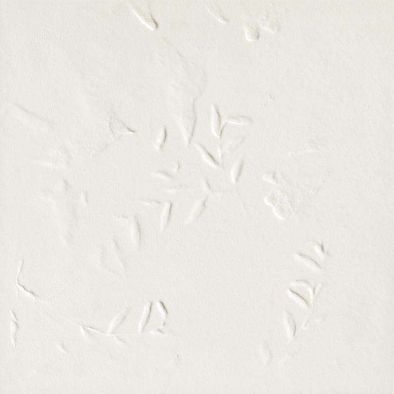 Керамогранит Mutina Chymia Impronta White Gac04, цвет белый, поверхность матовая рельефная, квадрат, 300x300