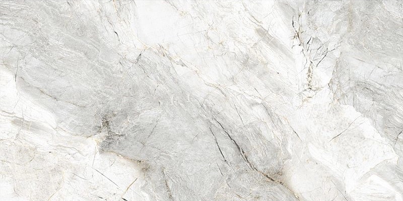 Керамогранит Art & Natura Marmo Palissandro White Glossy, цвет серый, поверхность глянцевая полированная, прямоугольник, 600x1200