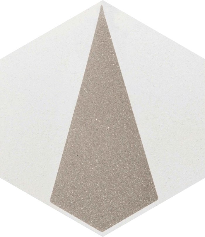 Декоративные элементы Paradyz Esagon Concrete Silver Inserto A, цвет серый, поверхность матовая, прямоугольник, 171x198