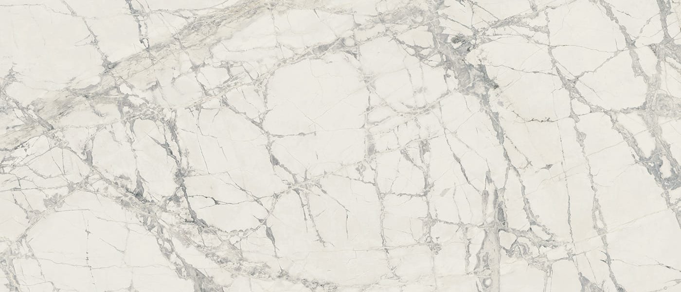 Широкоформатный керамогранит Rex Prexious Mountain Treasure Glossy Ret 6mm 757736, цвет белый, поверхность глянцевая, прямоугольник, 1200x2800