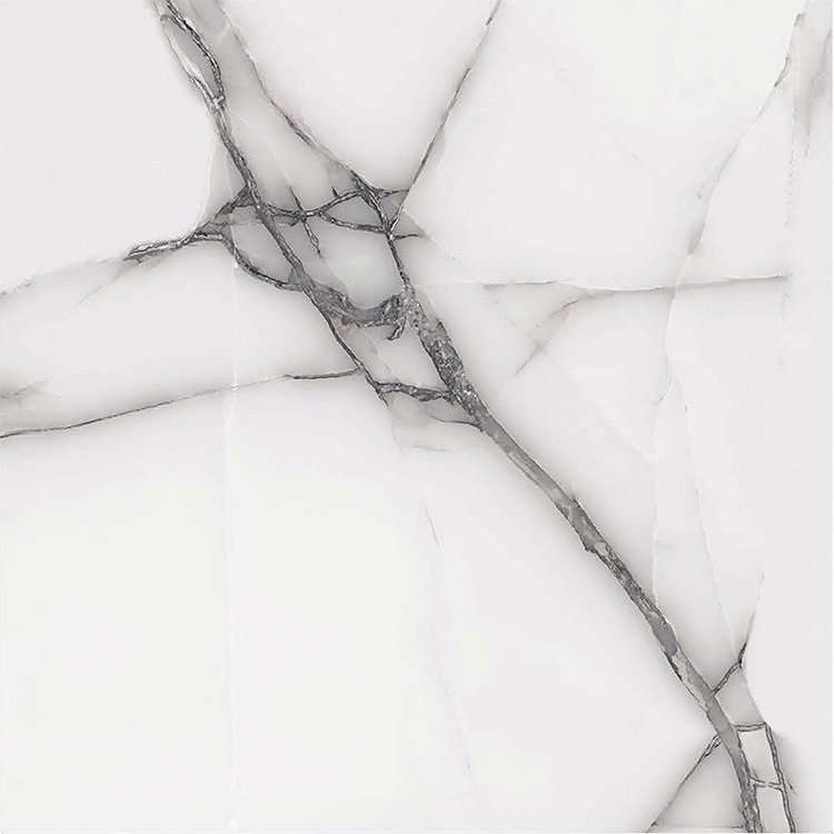 Керамогранит ITC Moon Onyx Grey Glossy, цвет серый, поверхность полированная, квадрат, 600x600