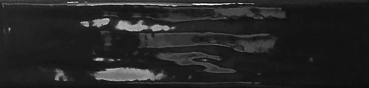 Керамогранит Keradom Colors Black Gloss, цвет чёрный, поверхность глянцевая, прямоугольник, 60x250