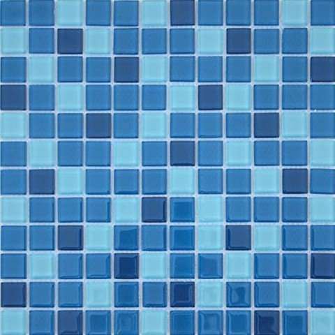 Мозаика Caramelle Mosaic Acquarelle Crocus (Стекло), цвет голубой, поверхность глянцевая, квадрат, 298x298