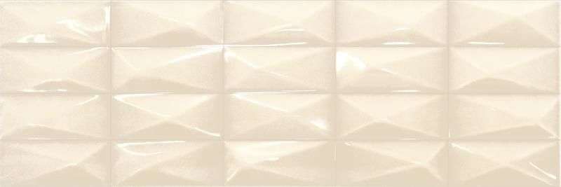 Керамическая плитка Ibero Perlage Claire Vanilla, цвет бежевый, поверхность глянцевая, прямоугольник, 250x750