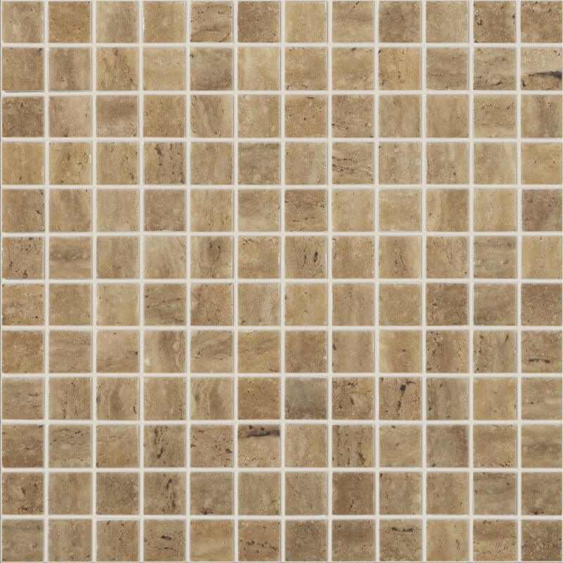 Мозаика Vidrepur Stones № 4100, цвет коричневый, поверхность матовая, квадрат, 317x317