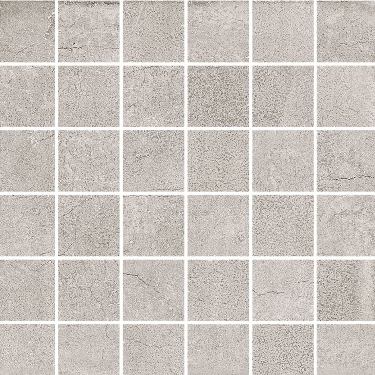 Мозаика Sant Agostino Mos.Set Concrete Pearl CSAMSCPE30, цвет серый, поверхность матовая, квадрат, 300x300