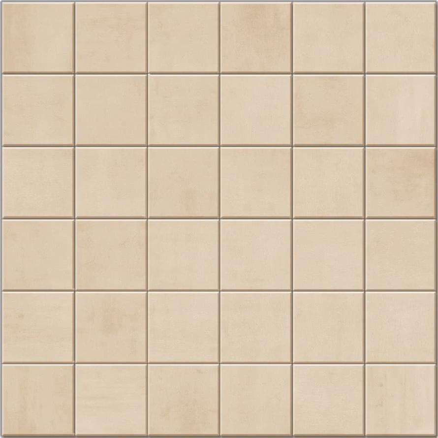Мозаика Monocibec Modern Beige Mos (4,7X4,7) 62318, цвет бежевый, поверхность матовая, квадрат, 300x300