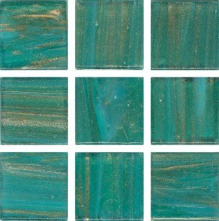 Мозаика Irida Space И10.165(6), цвет зелёный, поверхность глянцевая, квадрат, 318x318