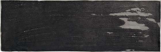 Керамическая плитка Equipe La Riviera Tourmaline 25849, цвет чёрный тёмный, поверхность глянцевая, прямоугольник, 65x200