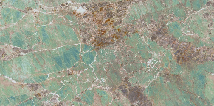 Широкоформатный керамогранит NT Ceramic Atlas Wide Amozanite NTT3011P, цвет коричневый зелёный, поверхность полированная, прямоугольник, 1200x2400