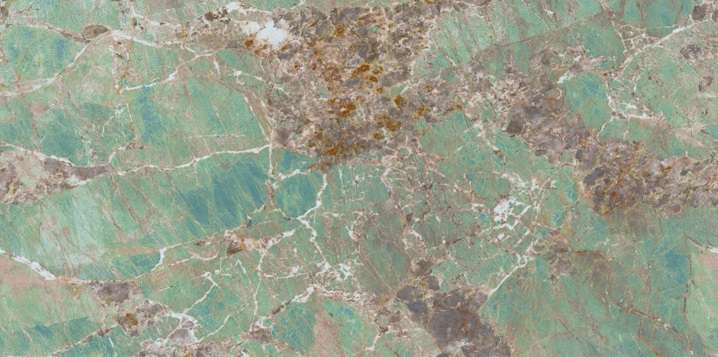 Широкоформатный керамогранит NT Ceramic Atlas Wide Amozanite NTT3011P, цвет коричневый зелёный, поверхность полированная, прямоугольник, 1200x2400