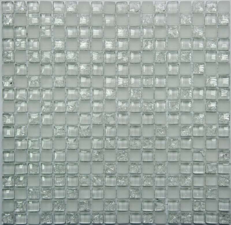 Мозаика NS Mosaic S-836, цвет серый, поверхность глянцевая, квадрат, 305x305