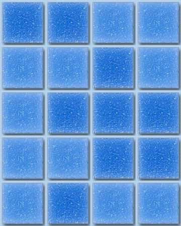 Мозаика Irida Breeze Sea, цвет голубой, поверхность глянцевая, квадрат, 327x327
