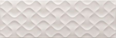 Керамическая плитка Ceramika Color Struktury 3D Ribbon Grey, цвет серый, поверхность 3d (объёмная), прямоугольник, 250x750