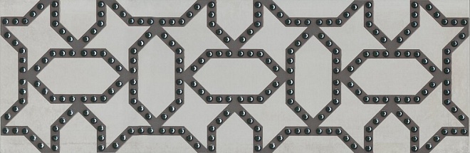 Декоративные элементы Kerama Marazzi Декор Раваль обрезной DC\A08\13059TR, цвет серый, поверхность матовая, прямоугольник, 300x895