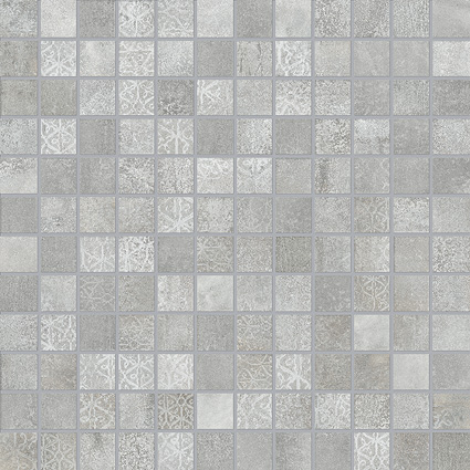 Мозаика Jasba Ronda Mosaik Zement-Mix 43101H, цвет серый, поверхность матовая, квадрат, 297x297