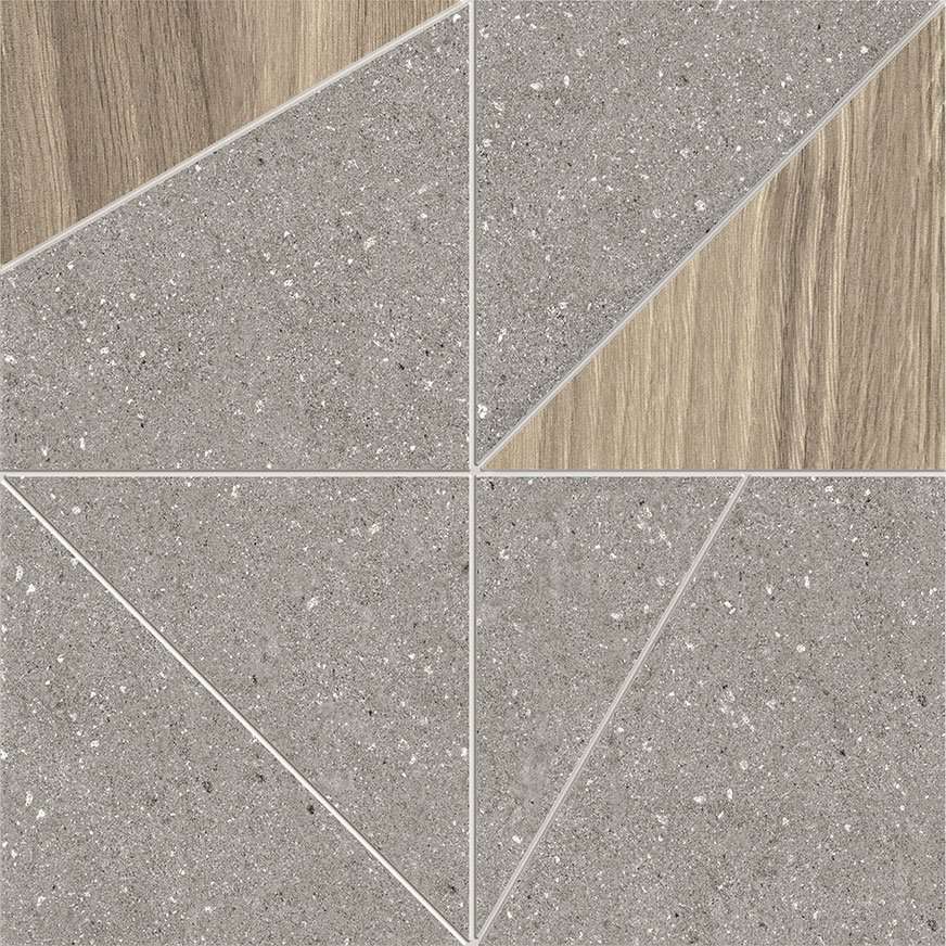 Декоративные элементы Terratinta Grained Zinc Nodi Libeccio TTGR02MT29N, цвет серый, поверхность матовая, квадрат, 290x290
