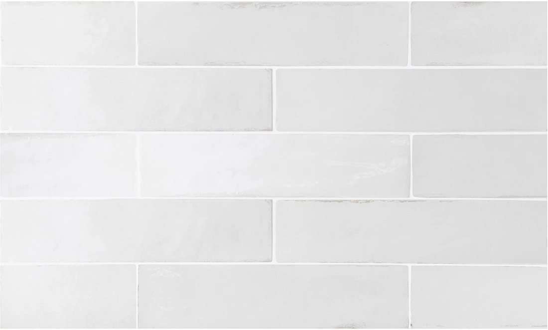 Керамогранит Equipe Tribeca Gypsum White 26871, цвет белый, поверхность глянцевая, под кирпич, 60x246
