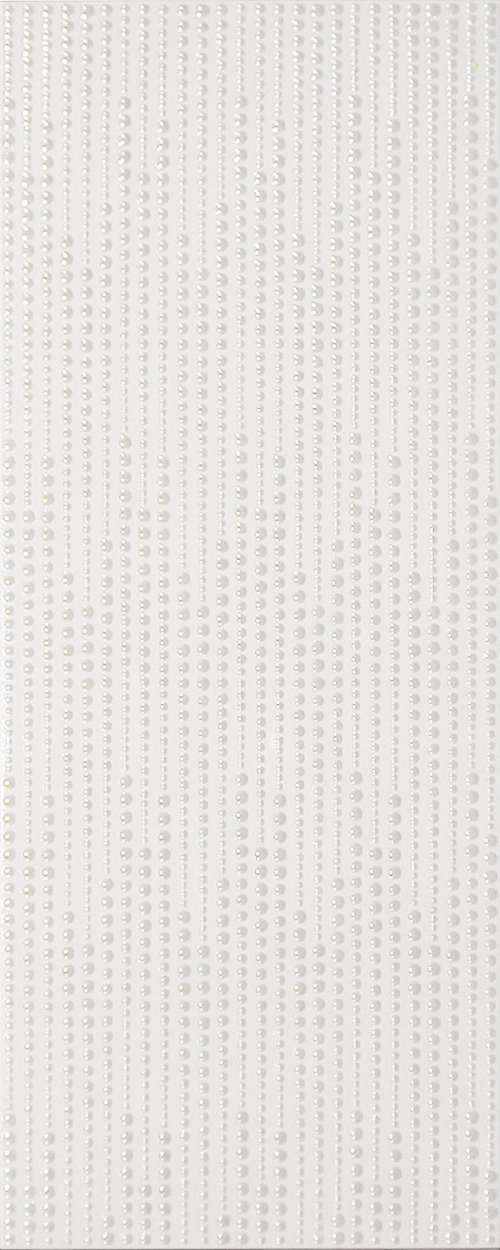 Декоративные элементы Cedam Lustri Dec Perle Bianco Lucido, цвет белый, поверхность глянцевая, прямоугольник, 200x500