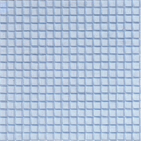 Мозаика Alma Mosaic Glice NW23, цвет голубой, поверхность глянцевая, квадрат, 150x150