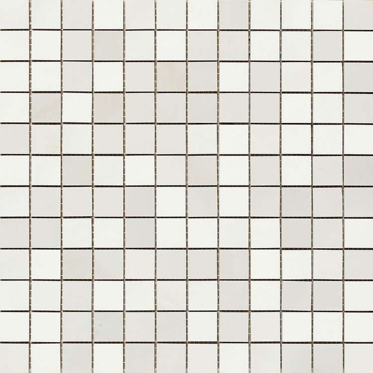 Мозаика Marazzi Italy Evolutionmarble Mosaico Calacatta Lux MK2H, цвет белый, поверхность полированная, квадрат, 290x290