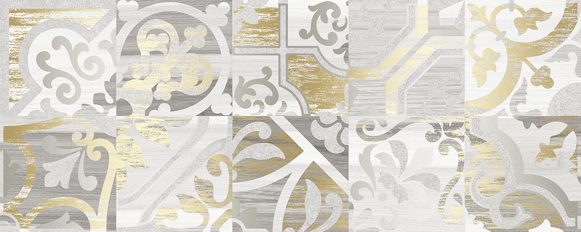 Декоративные элементы Laparet Ulivo fresca серый, цвет серый золотой, поверхность матовая, прямоугольник, 200x500