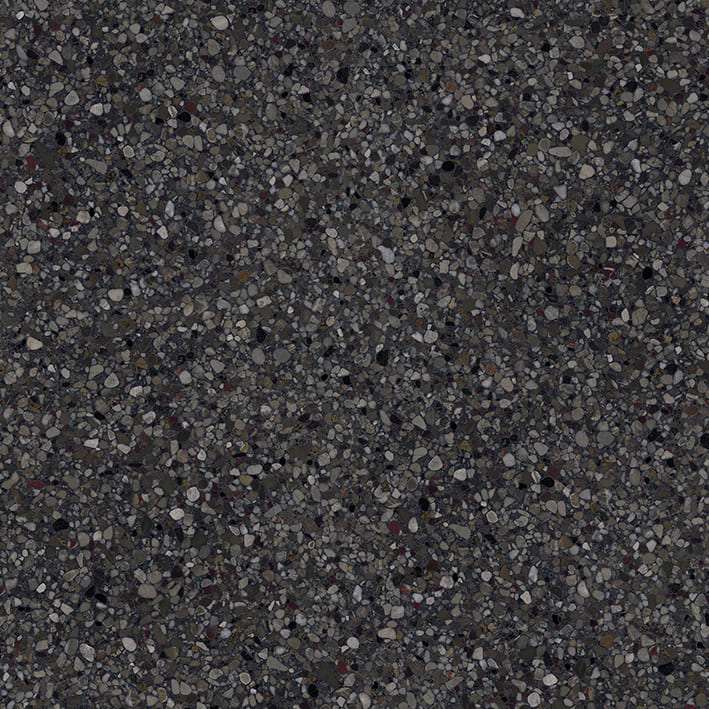Широкоформатный керамогранит Porcelanosa Treviso Antracita Lap.100305836, цвет чёрный, поверхность лаппатированная, квадрат, 1200x1200