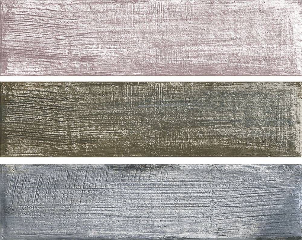 Керамическая плитка El Barco Impression Multi, цвет серый коричневый розовый, поверхность матовая, прямоугольник, 75x300