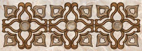 Бордюры Нефрит керамика Гермес 05-01-1-93-03-15-125-0, цвет коричневый, поверхность глянцевая, прямоугольник, 250x90