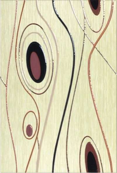 Декоративные элементы Керамин Декор Сакура 3, цвет бежевый, поверхность матовая, прямоугольник, 400x275