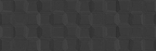 Керамическая плитка Saloni Brilliant Sector Negro, цвет чёрный, поверхность глянцевая, прямоугольник, 300x900