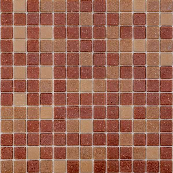 Мозаика JNJ Mosaic Mixed Colored 143JC, цвет коричневый, поверхность глянцевая, квадрат, 327x327