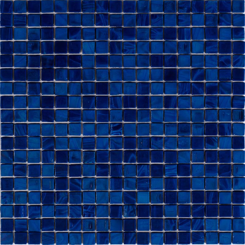 Мозаика Alma Mosaic Opaco NС0312, цвет синий, поверхность глянцевая, квадрат, 295x295