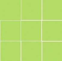 Керамогранит Ce.Si Antislip Torno Su Rete, цвет зелёный, поверхность матовая, квадрат, 100x100