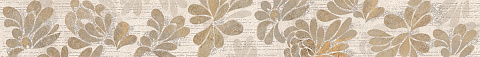 Бордюры Azuvi Stone Flower Бордюр, цвет бежевый, поверхность матовая, прямоугольник, 75x630