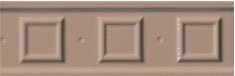 Бордюры Grazia Electa Square Muscat Matt. SQ10, цвет коричневый, поверхность матовая, прямоугольник, 65x200