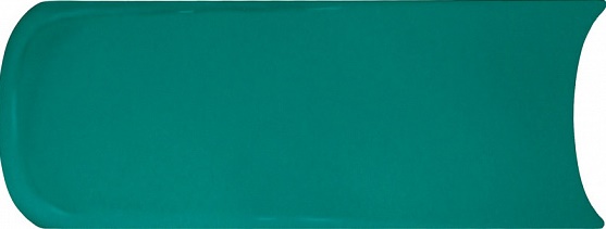 Керамическая плитка Wow Boho Tear Emerald 118705, цвет зелёный, поверхность глянцевая, прямоугольник, 100x250