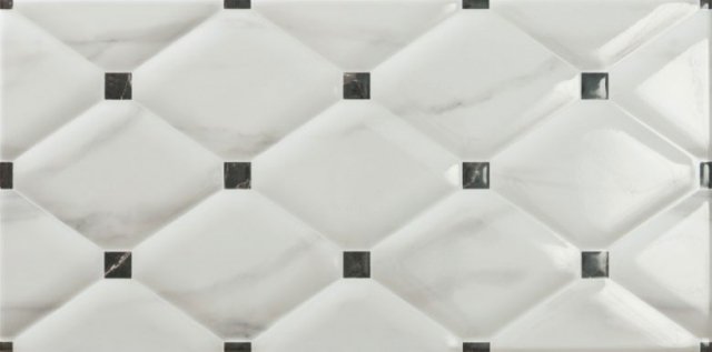 Декоративные элементы Navarti DC Azur, цвет белый, поверхность глянцевая, прямоугольник, 250x500