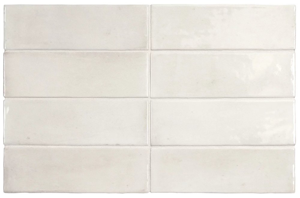 Керамогранит Equipe Coco White 27984, цвет белый, поверхность глянцевая, под кирпич, 50x150