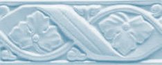 Бордюры Grazia Boiserie Gemme Genziana GE11, цвет голубой, поверхность матовая, прямоугольник, 80x200