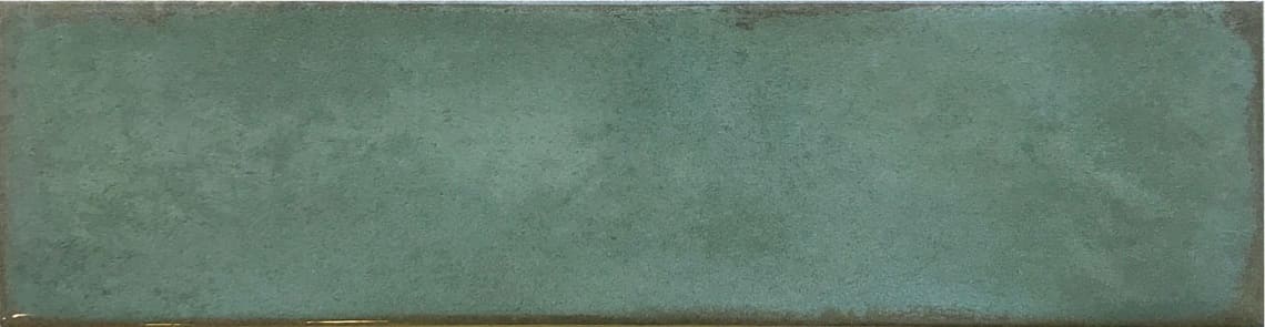Керамическая плитка Decocer Toscana Green, цвет зелёный, поверхность глянцевая, прямоугольник, 100x400