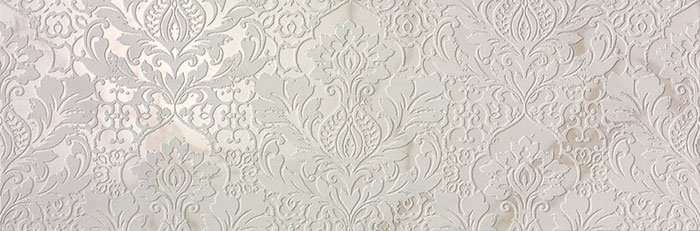 Декоративные элементы Fap Roma Classic Damasco Calacatta Ins. fOAF, цвет белый, поверхность глянцевая, прямоугольник, 305x915