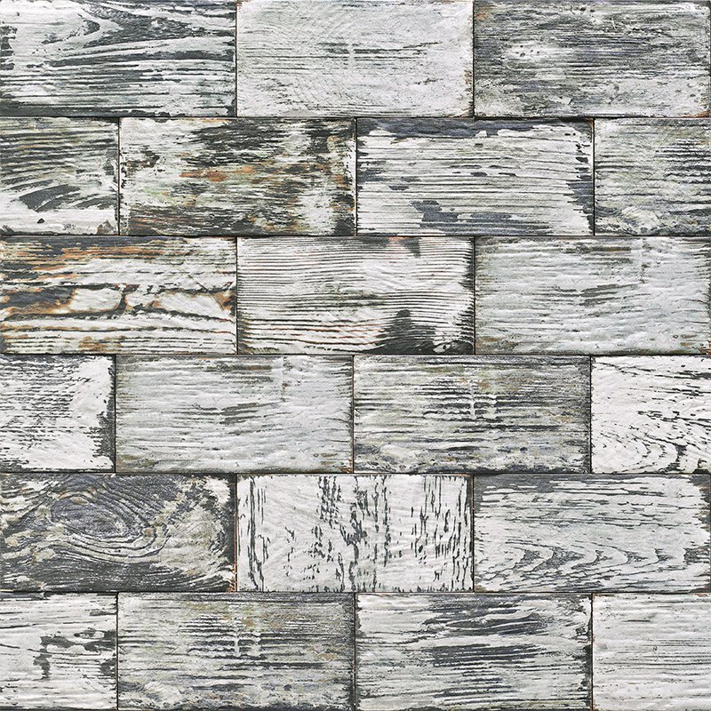 Керамическая плитка Mainzu Legno Lavanda, цвет серый, поверхность матовая, кабанчик, 100x200