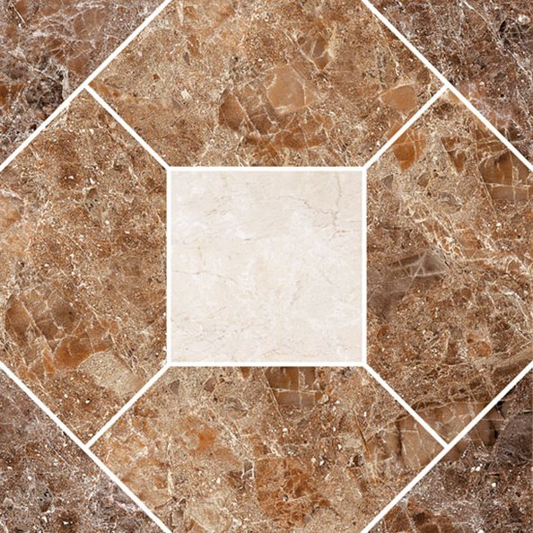 Керамическая плитка Нефрит керамика Сабина 01-10-1-16-00-15-631, цвет коричневый, поверхность глянцевая, квадрат, 385x385