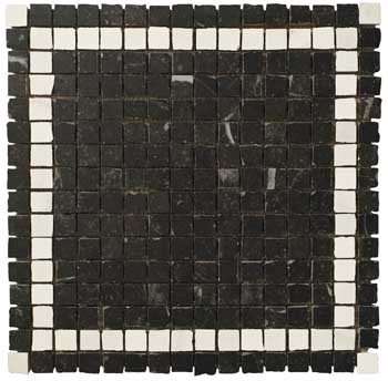 Мозаика Imola Genus MK.GNSG WN, цвет чёрно-белый, поверхность матовая, квадрат, 300x300