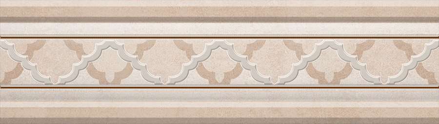 Бордюры Mayolica Montreal Cenefa Ivory, цвет слоновая кость, поверхность глянцевая, прямоугольник, 80x280