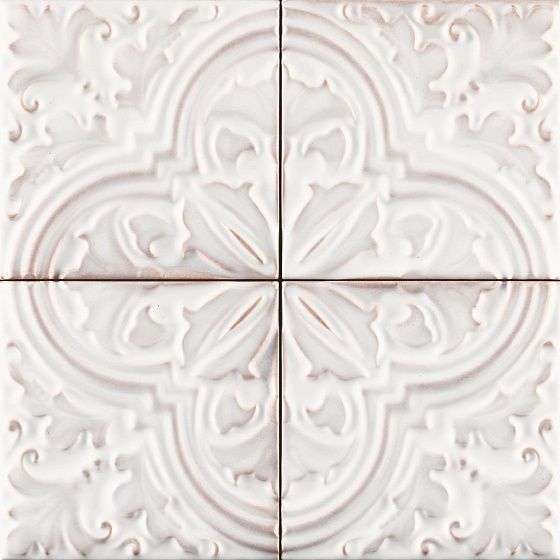 Керамическая плитка Grazia Formelle Algarve Cotto ALGA8, цвет белый, поверхность глянцевая, квадрат, 130x130