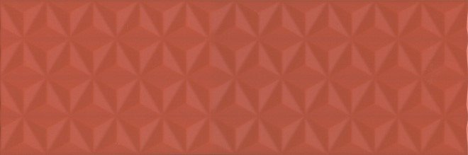 Керамическая плитка Kerama Marazzi Диагональ Красный Структура Обрезной 12120r, цвет красный, поверхность матовая, прямоугольник, 250x750