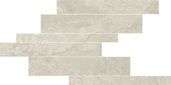 Декоративные элементы Rex Ardoise Blanc Modulo List. Sfalsato 739362, цвет белый, поверхность матовая, под кирпич, 210x400